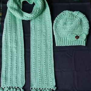 Scarf and hat